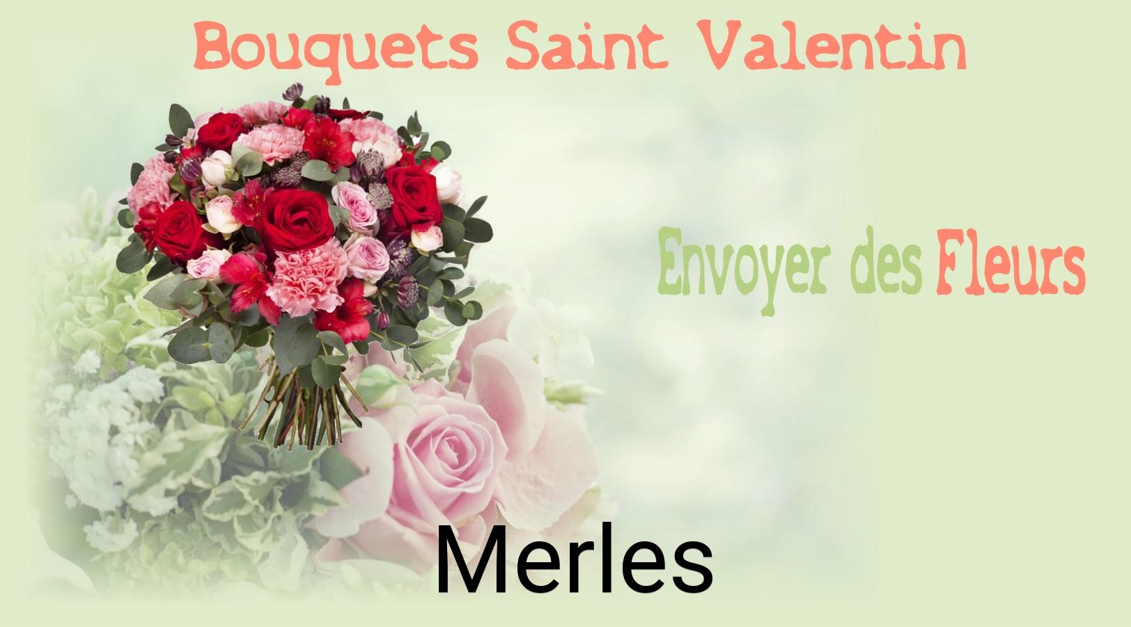 Roses de Saint-Valentin livrées à Merles